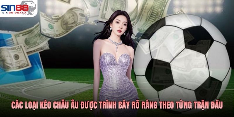 Kèo Bóng Đá Châu Âu Là Gì? Cách Hiểu Đúng Cho Newbie 3 Các loại kèo châu Âu được trình bày rõ ràng theo từng trận đấu